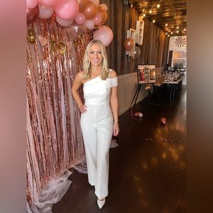 White BCBG Jumpsuit